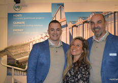 De laatste foto van Fruit Logistica s woensdag was voor Nanne Bentvelzen, Lenneke Morit en Edward Verbakel van VB.
